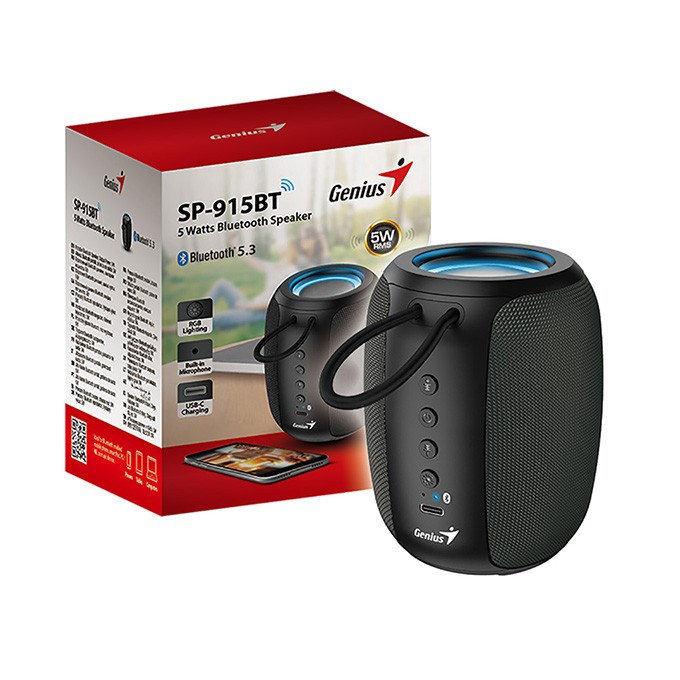 Genius głośnik SP-915BT, 1.0, 5W, czarno-szary, COPILOT