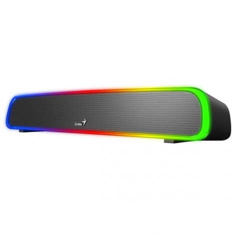 Genius Soundbar 200BT, 2.0, 4W, czarny, podświetlane