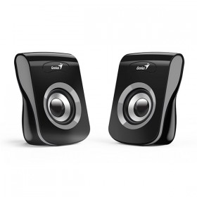 Genius głośniki SP-Q180, 2.0, 6W, czarno-szary, regulacja głośności, stołowy, 150Hz-20kHz, EOL