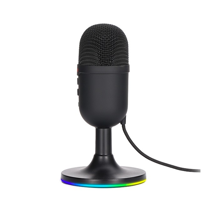 Marvo, gamingowy mikrofon, MIC-06, czarny, Podświetlenie RGB, wejście słuchawkowe