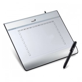 Genius, EasyPen i608, kabelový, 5120 lpi, srebrno-czarny
