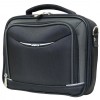 Torba na "na 8,9"" notebook", Business Mini, pasek na ramię, czarno-szara, nylon, Logo