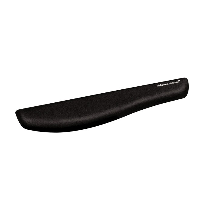 Podkładka pod klawiaturę Fellowes PlushTouch ergonomiczna, piankowa, czarna, Fellowes, 47.5x6.2 cm