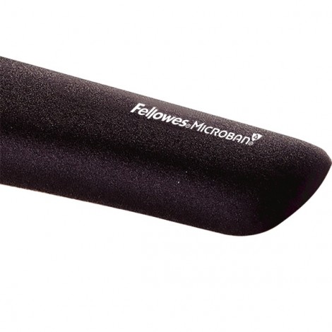 Podkładka pod klawiaturę Fellowes PlushTouch ergonomiczna, piankowa, czarna, Fellowes, 47.5x6.2 cm Podkładka pod klawiaturę Fellowes PlushTouch ergonomiczna, piankowa, czarna, Fellowes, 47.5x6.2 cm