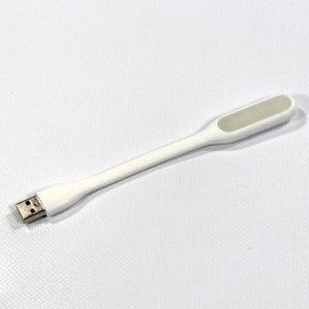 Lampka dla notebooka, gumowe, białe, USB, LED