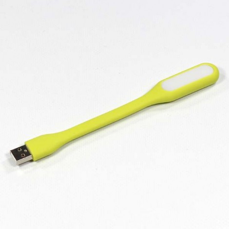 Lampka dla notebooka, gumowe, zielony, USB, LED