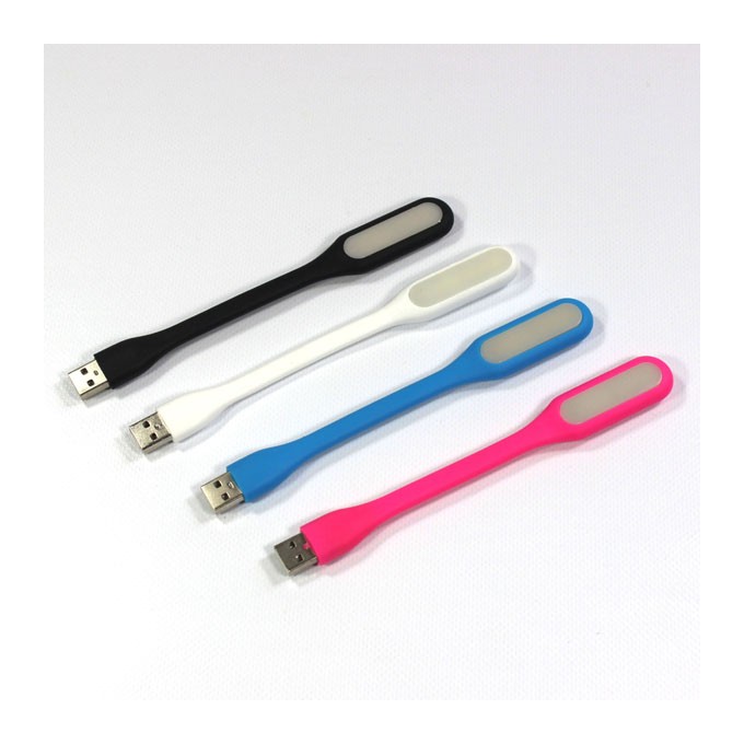 Lampka dla notebooka, gumowe, pomarańczowe, USB