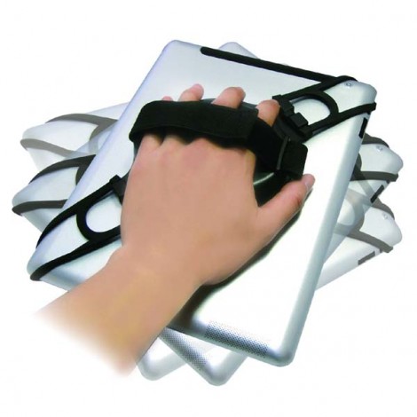 Stojak pod tablet, obrotowy, czarny, do iPady i tablety od 6-11"