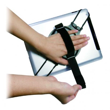 Stojak pod tablet, obrotowy, czarny, do iPady i tablety od 6-11"