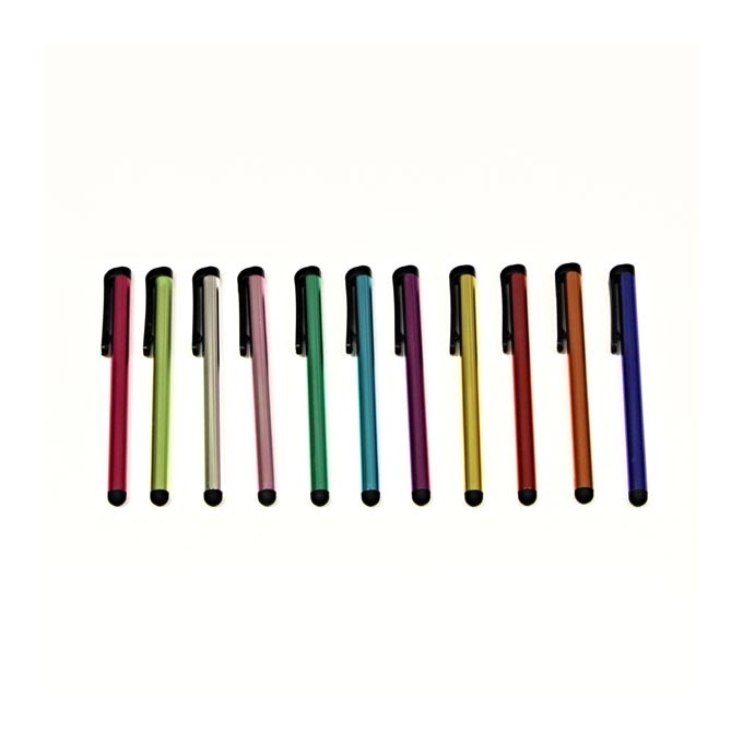 Pióro dotykowe, pojemnościowe, metal, srebrne, do iPad i tableta