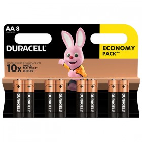 Bateria alkaliczna, AA (LR6), AA, 1.5V, Duracell, blistr, 8-pack, 42303, Basic