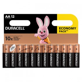 Bateria alkaliczna, AA (LR6), AA, 1.5V, Duracell, blistr, 12-pack, 42305, Basic