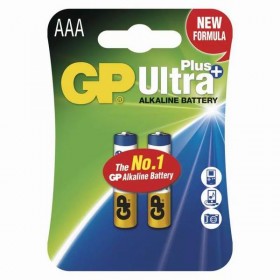 Bateria alkaliczna, AAA (LR03), AAA, 1.5V, GP, blistr, 2-pack, Ultra Plus, EOL