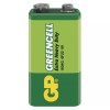 Bateria cynkowo-węglowa, 9V (6F22), 9V (6F22), 9V, GP, blistr, 1-pack, Greencell