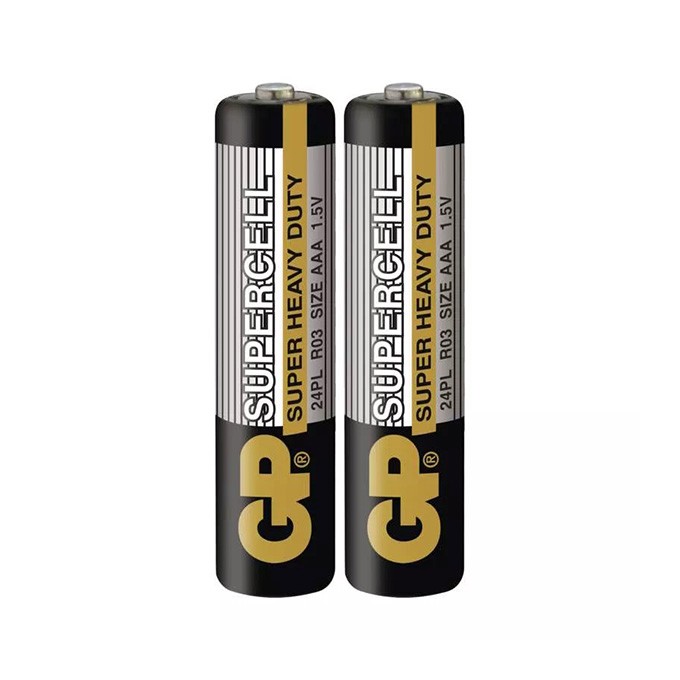 Bateria cynkowo-węglowa, AAA (LR03), AAA, 1.5V, GP, folia, 2-pack, Supercell