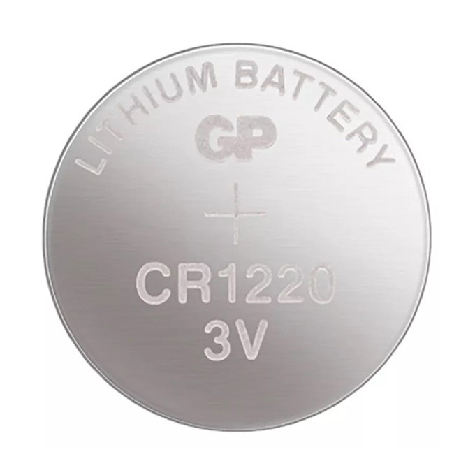 Bateria litowa, CR1220, CR1220, 3V, GP, blistr, 1-pack