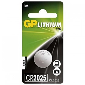 Bateria litowa, guzikowa, CR2025, 3V, GP, blistr, 1-pack