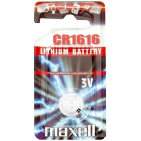 Bateria litowa, guzikowa, guzikowa, CR1616, 3V, Maxell, blistr, 1-pack