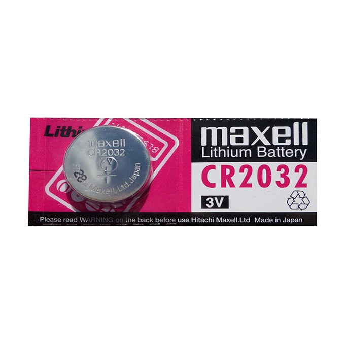 Bateria litowa, guzikowa, CR2032, 3V, Maxell, blistr, 5-pack