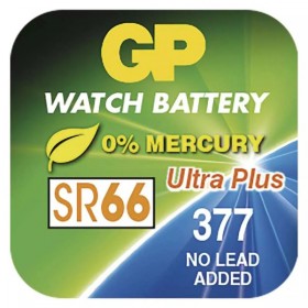 Bateria alkaliczna, guzikowa, SR66, 1.55V, GP, blistr, 10-pack, Ultra plus