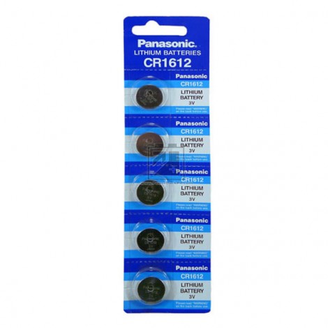 Bateria litowa, guzikowa, BR1225, 3V, Panasonic, blistr, 5-pack