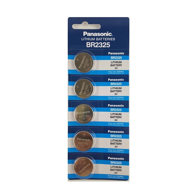 Bateria litowa, guzikowa, BR2325, 3V, Panasonic, blistr, 5-pack