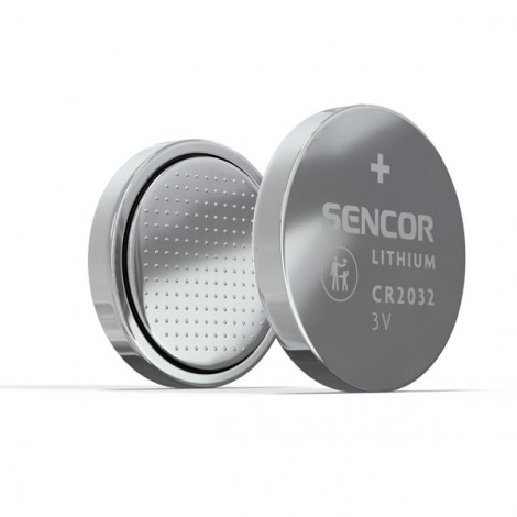Bateria litowa, CR2032, CR2032, 3V, Sencor, blistr, 2-pack