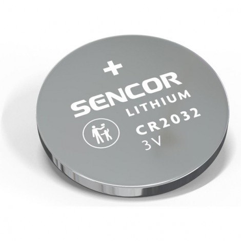 Bateria litowa, CR2032, CR2032, 3V, Sencor, blistr, 2-pack