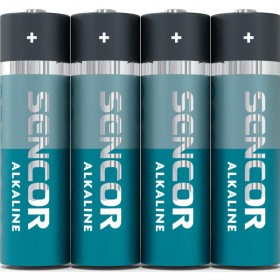 Bateria alkaliczna, AA (LR6), AA, 1.5V, Sencor, Folia, 4-pack