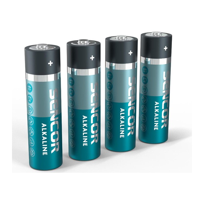 Bateria alkaliczna, AA (LR6), AA, 1.5V, Sencor, blistr, 6-pack