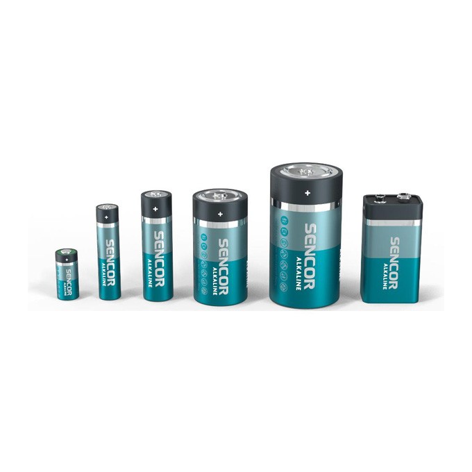 Bateria alkaliczna, AA (LR6), AA, 1.5V, Sencor, blistr, 6-pack