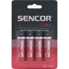 Bateria cynkowo-węglowa, AA (LR6), AA, 1.5V, Sencor, blistr, 4-pack