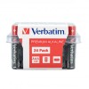 Bateria alkaliczna, AAA-LR03 Micro, AAA, 1.5V, Verbatim, kartonik, 24-pack, 49504
