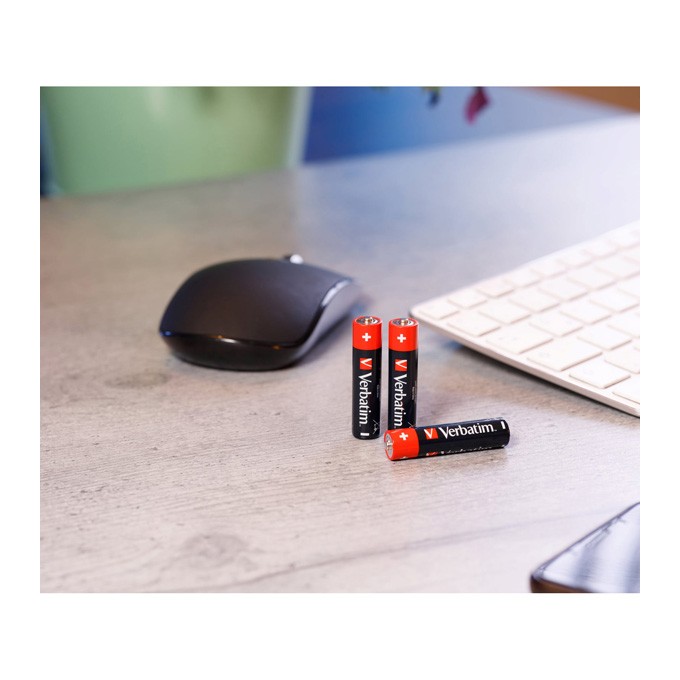 Bateria alkaliczna, AAA (LR03), AAA, 1.5V, Verbatim, blistr, 20-pack, 49876