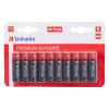 Bateria alkaliczna, AA-LR6 Mignon, AA, 1.5V, Verbatim, blistr, 20-pack, 49877