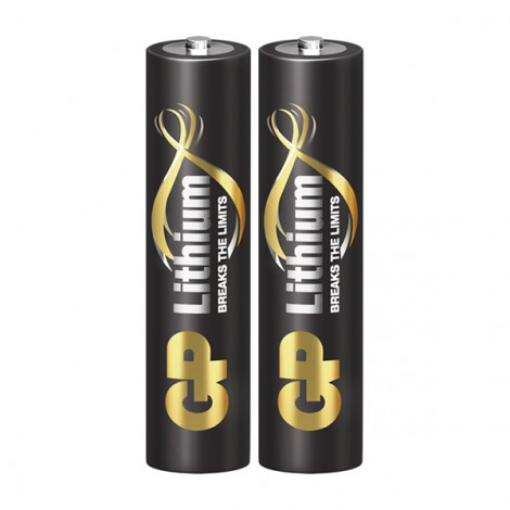 Bateria litowa, AAA (LR03), AAA, 1.5V, GP, blistr, 2-pack