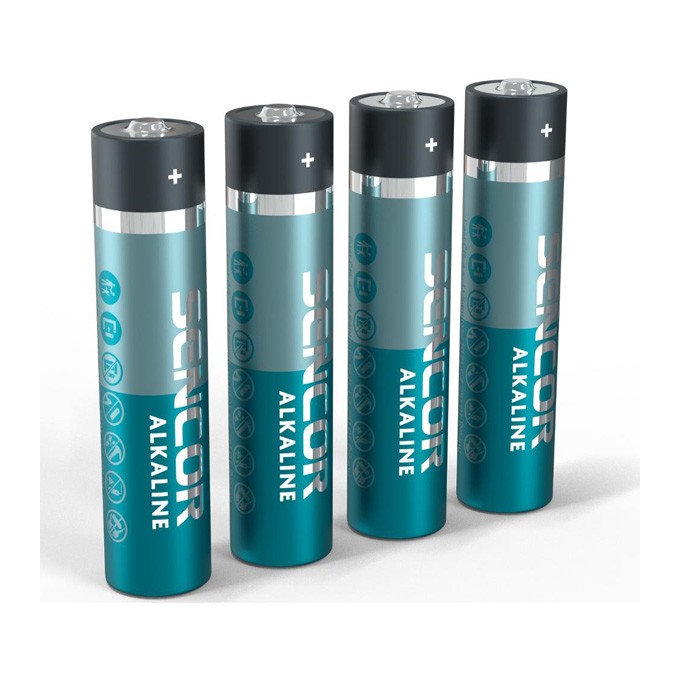 Bateria alkaliczna, AAA (LR03), AAA, 1.5V, Sencor, blistr, 6-pack