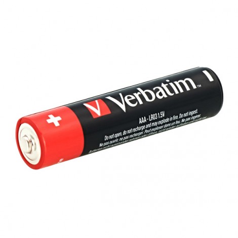 Bateria alkaliczna, AAA (LR03), AAA, 1.5V, Verbatim, blistr, 4-pack, 49920