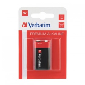 Bateria alkaliczna, R61, R61, 9V, Verbatim, blistr, 1-pack, 49924
