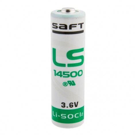 Bateria litowa, specjalny, LS14500, 3.6V, Saft, SPSAF-14500-2600