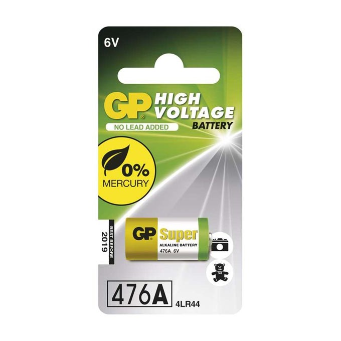 Bateria alkaliczna, 4LR44, 476A, 4LR44, 6V, GP, blistr, 1-pack