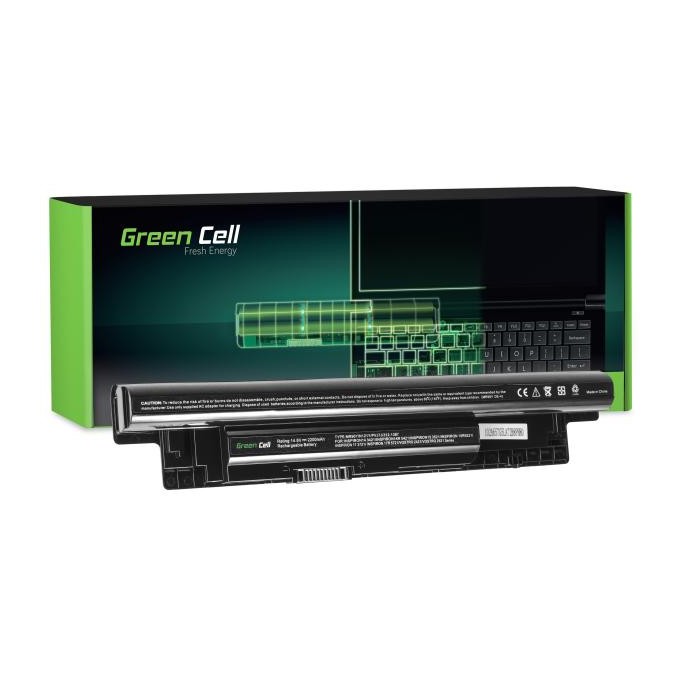 Green Cell baterie dla Dell Inspiron 3521 5521 5537 5721, Li-Ion, 14.4V, 2200mAh, DE109