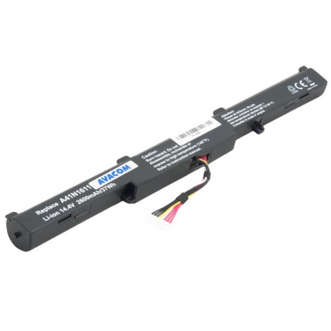 Avacom baterie dla Asus G553, GL753, N552, Li-Ion, 14.4V, 2600mAh, 37Wh, NOAS-G553-N26