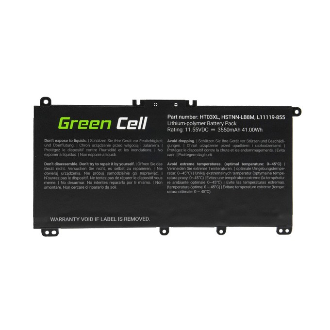 Green Cell baterie dla HP 250 G7 G8, 255 G7 G8, 240 G7 G8, 245, Li-Ion, 11.44V, 3400mAh, HP163