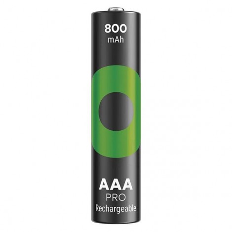 Akumulatorki, AAA (HR03), 1.2V, 800 mAh, GP, kartonik, 4-pack, ReCyko Pro