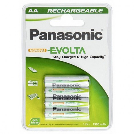 Akumulatorki, AA (HR6), 1.2V, 1900 mAh, Panasonic, blistr, 4-pack