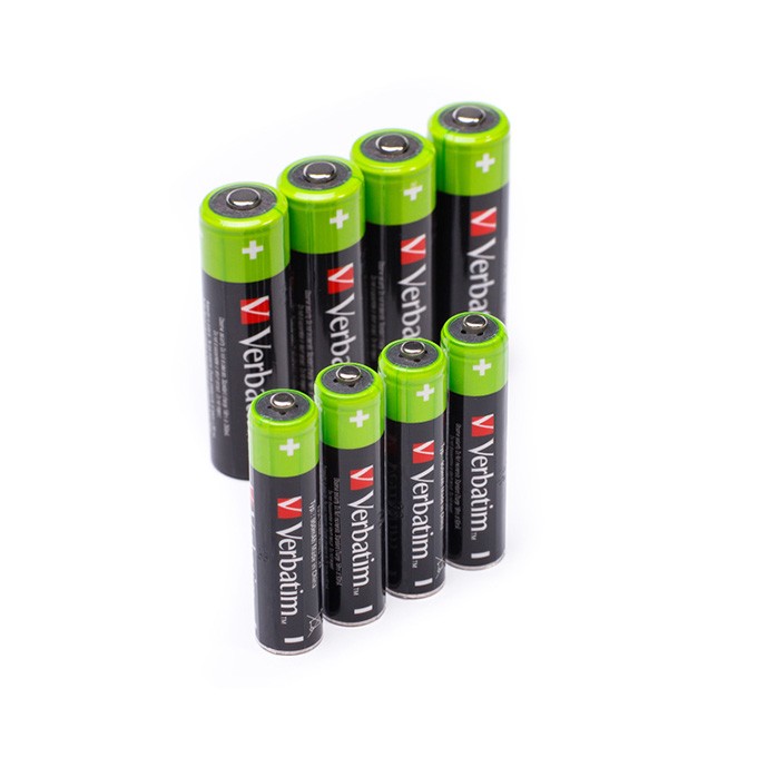 Akumulatorki, AAA (HR03), 1.2V, 950 mAh, Verbatim, blistr, 4-pack