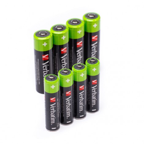 Akumulatorki, AAA (HR03), 1.2V, 950 mAh, Verbatim, blistr, 4-pack