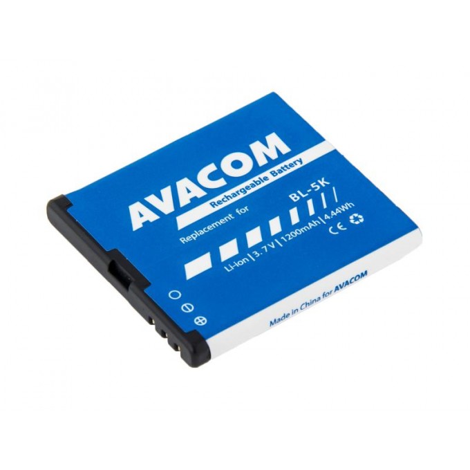 Avacom baterie do telefonów dla Nokia, C7-00, Li-Ion, 3.7V, GSNO-BL5K-S1200A, 1200mAh, 4.4Wh