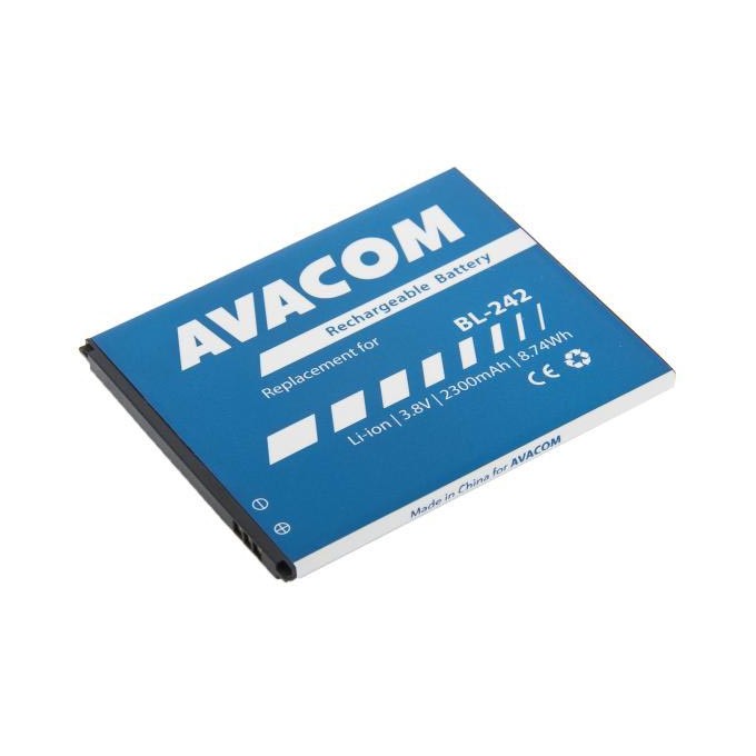 Avacom baterie dla Lenovo A6000, Li-Ion, 3.8V, GSLE-BL242-2300, 2300mAh, 8.7Wh